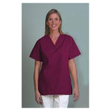 Fashion Seal Shirt Scrub Fashion Poplin Womens Medium Burgundy Each - 7324-M