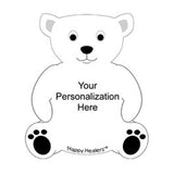 ACCURATE MANUFACTURING Pack Hot/Cold Happy Healers 6.5x4" Gel Bear Blue 30/Ca - HHB-BLUE