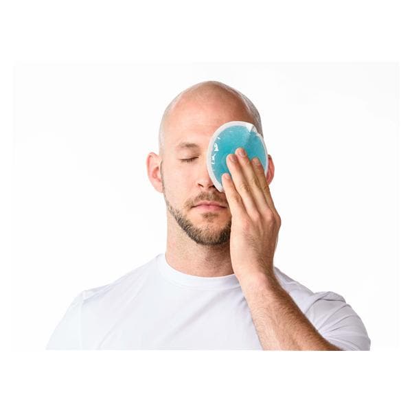 ACCURATE MANUFACTURING Pack Hot/Cold Comfort Round 4" Gel Blue Each, 50 Each/CA - CGPROUNDBLUE