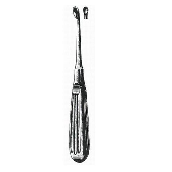 BR Surgical, LLC Curette Bone Volkman 6-1/2" Size 1 Oval Cup Each - BR32-47001