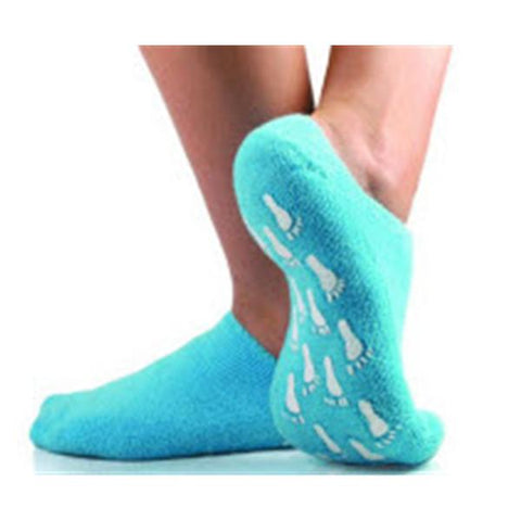 Silipos Bootie Moisturizing GeLuscious Terrycloth Turquoise/Pink 1/Pr - 251