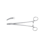 Miltex Holder Needle Heaney Meister-Hand 8-1/2" Serrated Jaw Curved Stainless Steel Each - Integra Miltex - MH8-100
