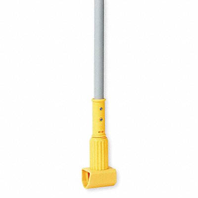 Wet Mop Handle Jaw Mop Connection Type Gray Aluminum 54 Handle Length