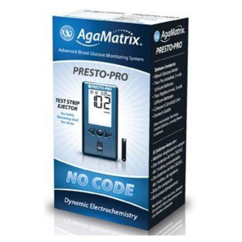 Agamatrix Inc WaveSense Presto Pro Blood Glucose Meter For Test Strips Each, 18 Each/CA - 8000-04088