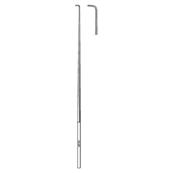 Sklar Instruments Hook Eachr Day 6-1/2" Small Angled Blunt Stainless Steel Each - 67-2550