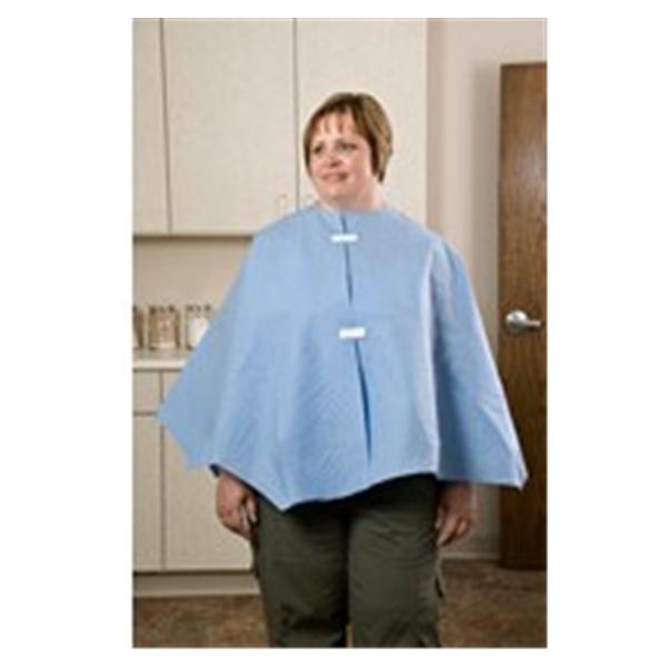 Graham Medical Poncho Exam 56 in x 28 in Blue 25/Ca - 15568