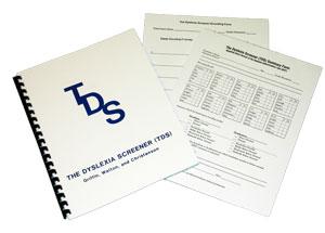 THE DYSLEXIA SCREENER (TDS) - QUICK SCREENER