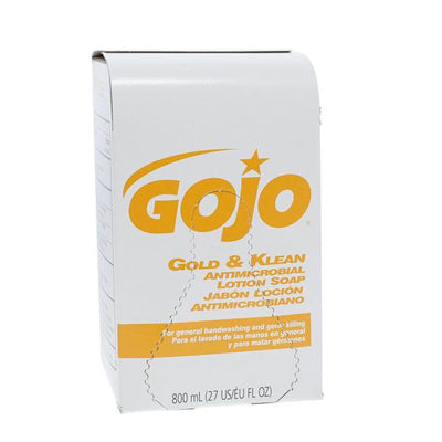 Gojo Industries Inc Soap Lotion Gold & Klean 800 mL Refill 12/Ca - 9127-12