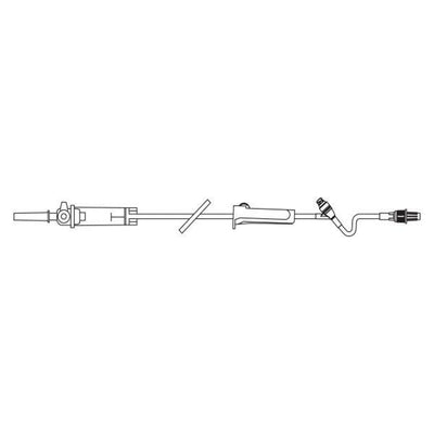 Baxter Healthcare IV Solution Set 10Drp M LL Adptr Primary Infusion/Duo-Vent Spike 48/CA - 2C8419