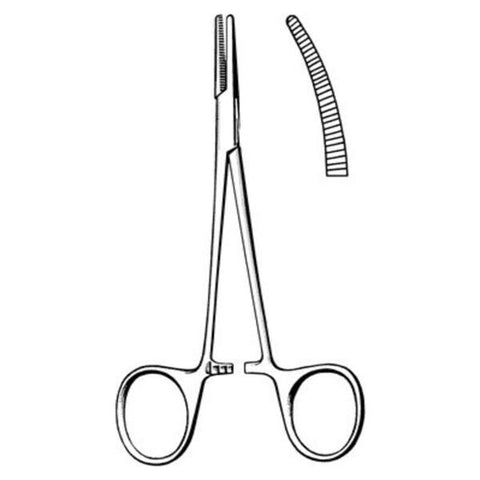 Sklar Instruments Forcep Halsted Mosquito Surgi-OR 5" Serrated Curved Each - 95-431