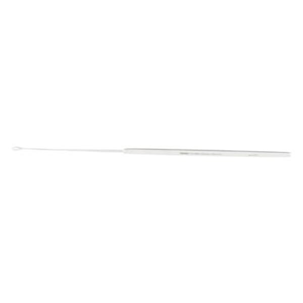Miltex Curette Eachr Shapleigh 6" Large Serrated Loop Tip Stainless Steel Reusable 1/EA - Integra Miltex - 19-302