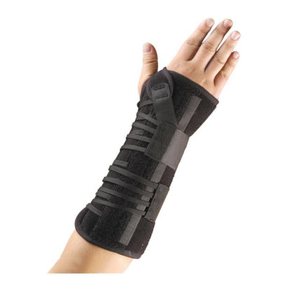 Hely & Weber Splint Orthosis Titan Wrist/Forearm/Thumb Flt/Nyl Blk Sz OSFA Right Each - 452-RT