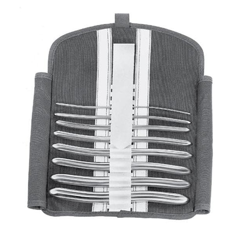 Miltex Dilator Uterine Hegar Meister-Hand 7-3/4" 3-18 Set of Eight Dbl End Rsbl SS Each - Integra Miltex - MH30-550