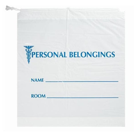 Rd Plastics Bag Patient Belongings Opaque/Blue Print 18x20" 500/Ca - G32