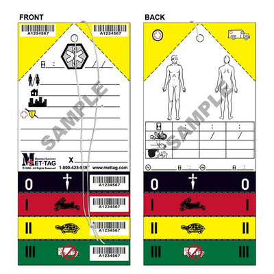 Mettag Products Tag Triage ID Synthetic 50/Package - MT-137