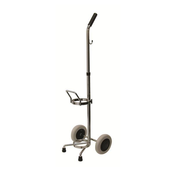 Mada Medical Products Inc Cart Cylinder For D/E O2 Tank 10x12-1/2x40" Silver Chrome Eachch, 2 Each/CA - 370C