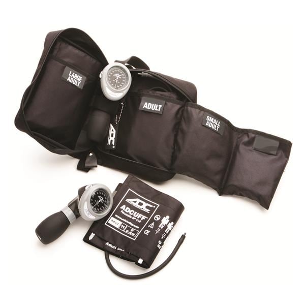 American Diagnostic Corp. Kit Blood Pressure Cuff MultiKuf 8x6x3.5" Sz 10-12 Chld/Adlt Arm Dl Dspl Blk Each - 731-BK