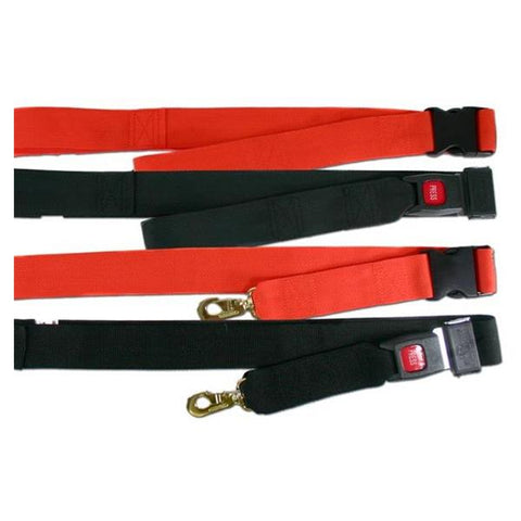 Iron Duck Buckle Restraint Strap Plastic 5' Black Each - 31520UB