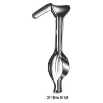 Miltex Speculum Vaginal Auvard 9" Weighted Stainless Steel Each - Integra Miltex - 30-187