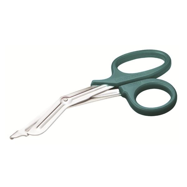 American Diagnostic Corp. Shears EMT Utility Medicut 7-1/4" Ofst/Blnt/Sfty Tp Serr/Rzr Angled SS/PP Each - 320DG