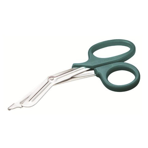 American Diagnostic Corp. Shears EMT Utility Medicut 7-1/4" Ofst/Blnt/Sfty Tp Serr/Rzr Angled SS/PP Each - 320DG