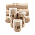Medsource International Bandage 4"x5yd Stretch Elastic Tan 10/Bx, 5 BX/CA - MS-EB004