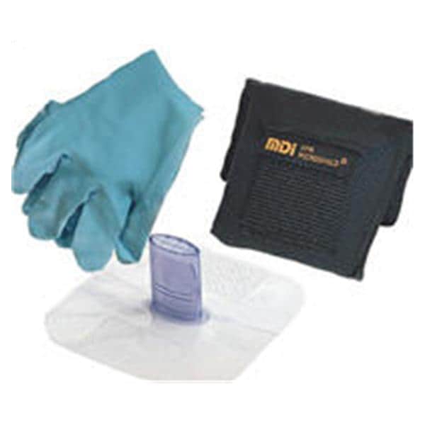 Medical Devices Intl Face Shield CPR Barrier Microshield 10/Ca - 70-185