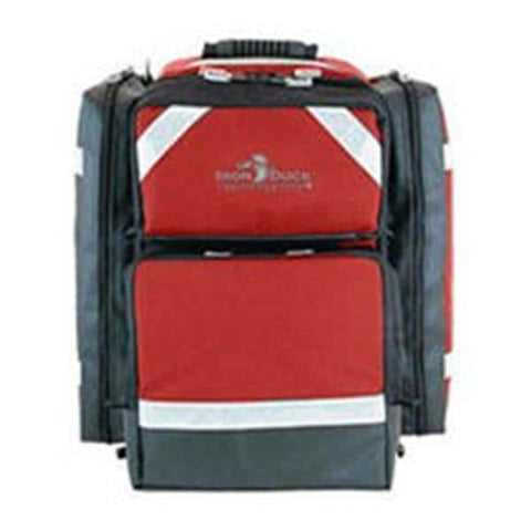 Iron Duck Backpack Trauma Ultra 12x19x23" Red Zipper Closure Tp Rbr Mld Hndl/Shldr Strp Each - 32440 RED