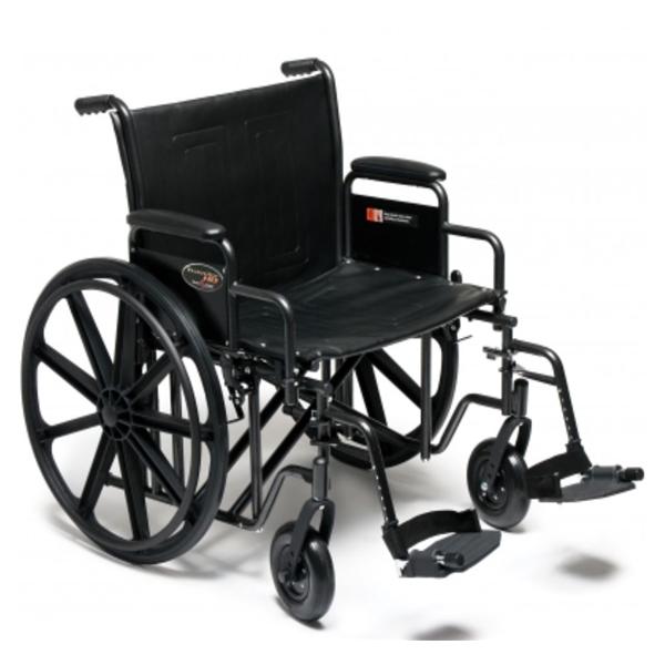 Graham Wheelchair Transport Traveler HD 500lb Hmmrtn Swngwy Ftrst Dtch Fl Arm Each - Field/Everest &Jennings - 3G010540