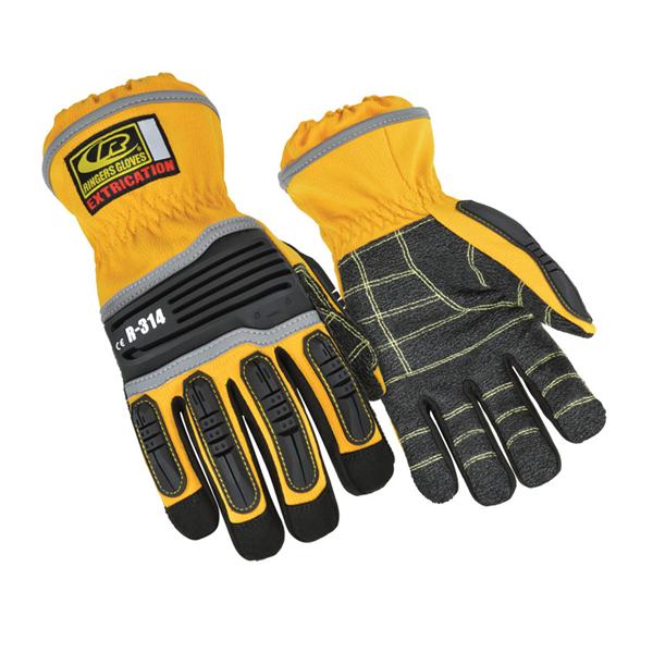 Ansell Healthcare Products LLC Gloves Extrication Kevlar / Flexible Thermoplastic Rubber Lg Yellow / Black Each - 314-10