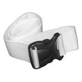 Medsource International Buckle Polypropelyne 9' White Each - MS-ST900