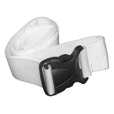 Medsource International Buckle Polypropelyne 9' White Each - MS-ST900
