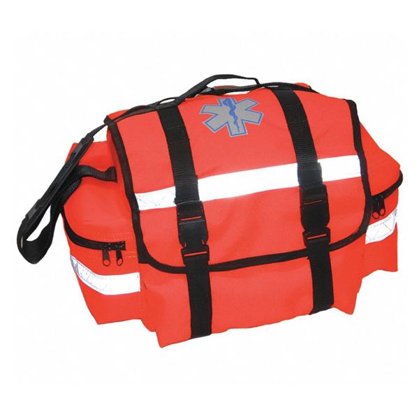 Medsource International Bag Cab Deluxe 9x7x13" Orange Zipper/Buckle Closure Shoulder Strap Each - MS-33305