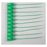 Health Care Logistics Seal Security Numbered Pull-Tite With 7" Tail/Textured Seal Tab 100/Pk - 7817