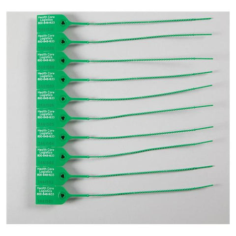 Health Care Logistics Seal Security Numbered Pull-Tite With 7" Tail/Textured Seal Tab 100/Pk - 7817