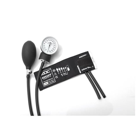 American Diagnostic Corp. Sphygmomanometer Aneroid Prosphyg 760 Series 9-14cm 7 Inf Arm Dl Dspl Black Eachch - 760-7IBK