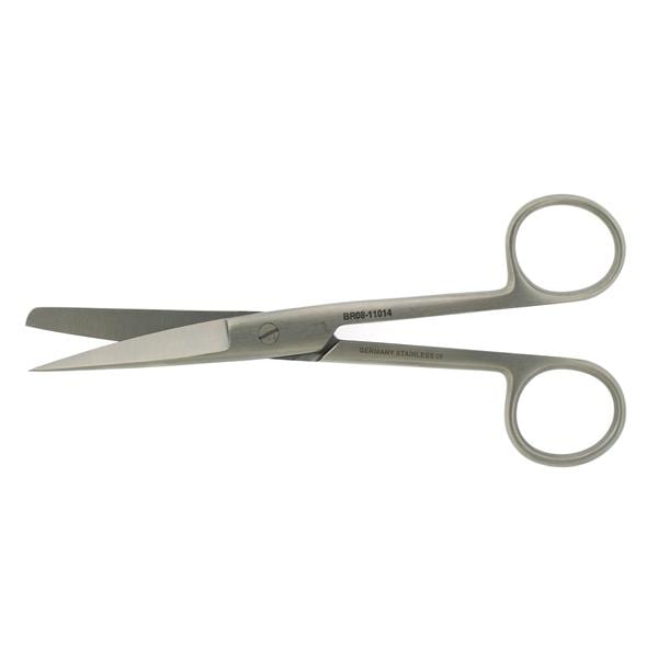 Hermann Medizentechnik Scissors Operating 5-1/2" Sharp/Blunt Straight Stainless Steel Each - BR08-11014