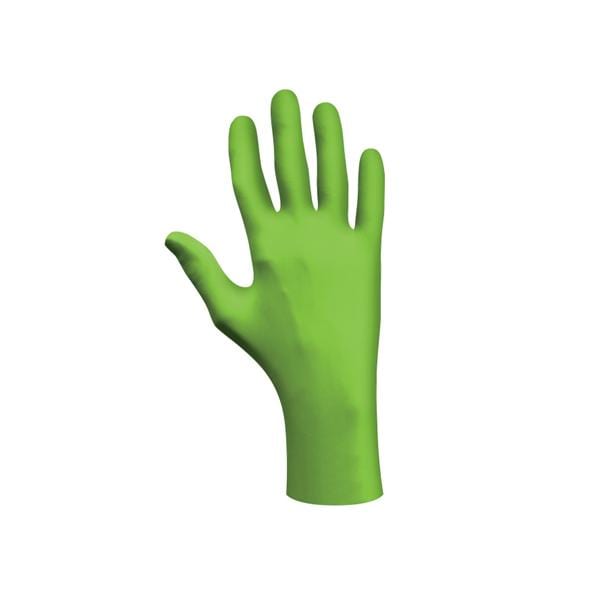 Best Manufacturing Company Gloves Exam N-Dex Powder-Free Nitrile Latex-Free Medium Fluorescent Green 20/Ca - 9500PFM
