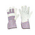Grainger Gloves Utility Leather One Size Tan 1/Pr - 5JH03