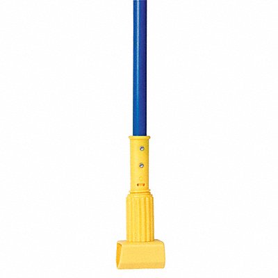 Wet Mop Handle Jaw Mop Connection Type Blue Fiberglass 60 Handle Length