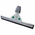 22 W Straight Double Foam Rubber Floor Squeegee Without Handle Gray