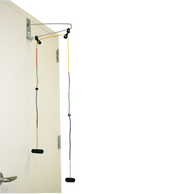 CanDo Overdoor Shoulder Pulley - Double Pulley with Door Bracket - Visualizer Color System - FE-50-1034