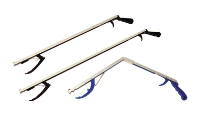 FabLife Reaching aid, pistol grip, open jaw, 26" folds to 14"