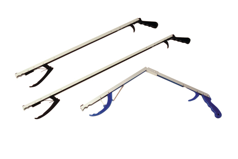 FabLife Reaching aid, pistol grip, open jaw, 26" folds to 14"