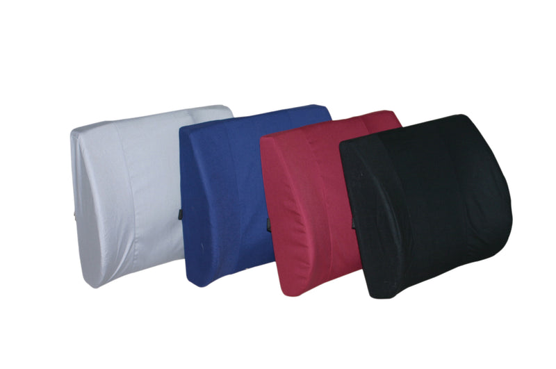 Lumbar Support Pillow - foam, with removable cotton/poly cover, 14" x 13"