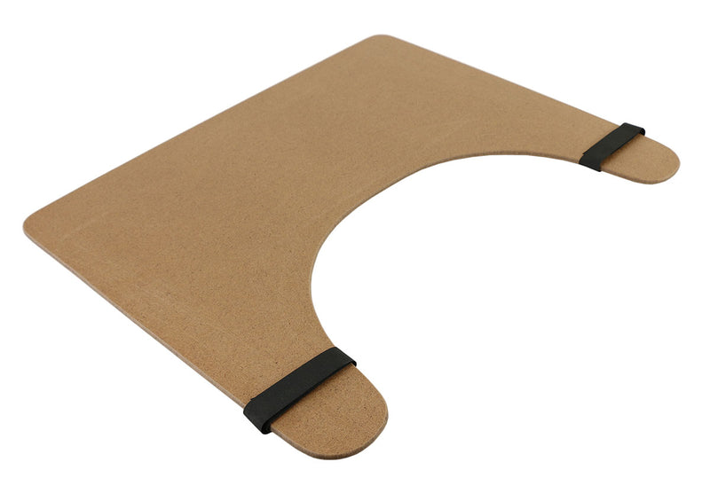 Wheelchair tray, economy, 24" x 20", wood finish - FE-50-1300