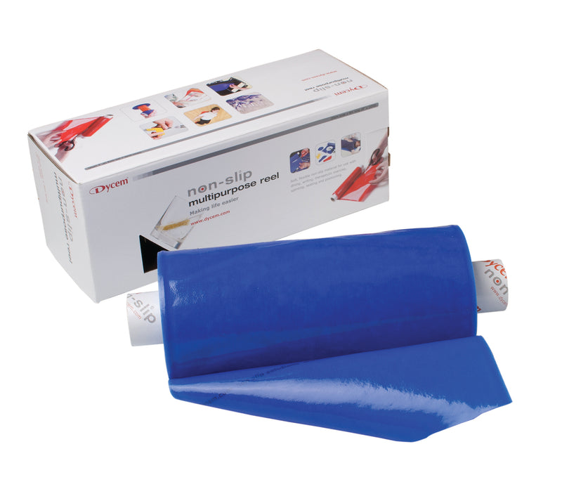 Dycem non-slip material, roll, 8"x10 yard, blue