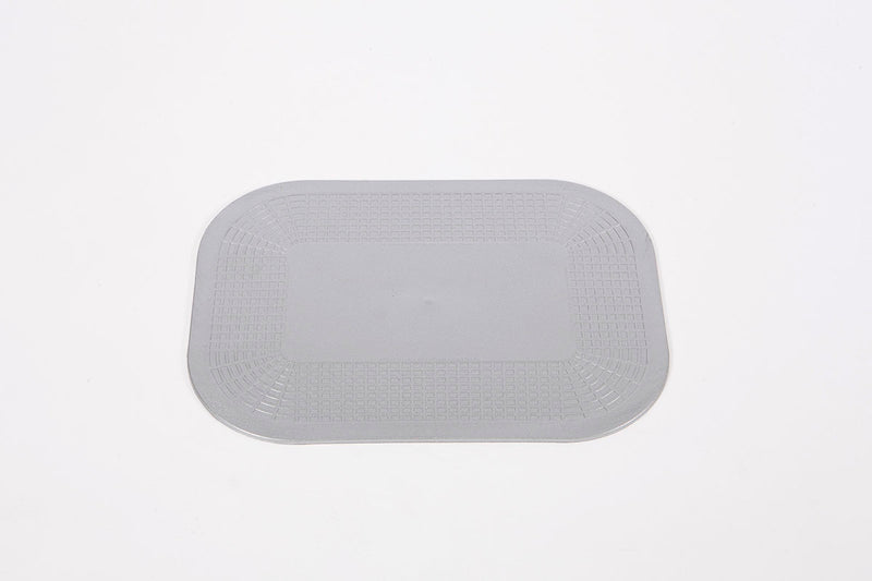 Dycem non-slip rectangular pad, 7-1/4"x10", silver
