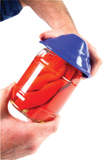 Dycem non-slip cone-shaped jar opener, 4-1/2" diameter, blue - FE-50-1650B