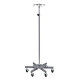 Clinton, 4-Hook Infusion Pump Stand, 6-Leg
